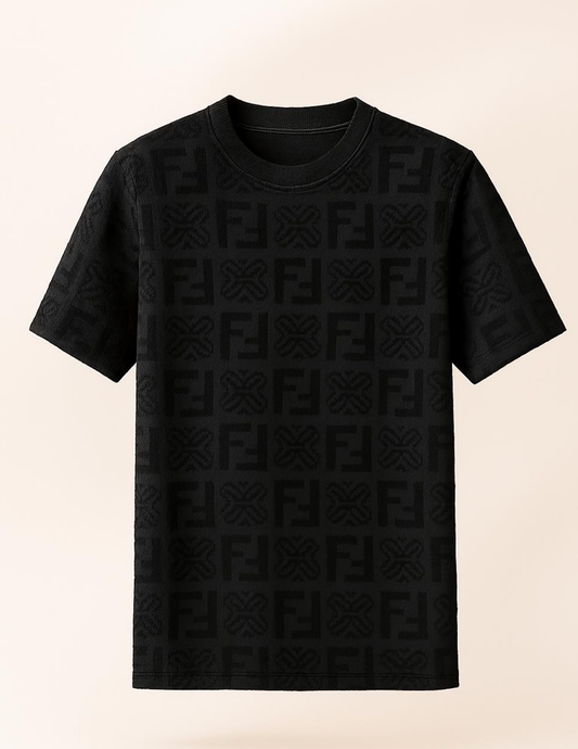 TUM BEND Classic Crew Neck Pullover Black