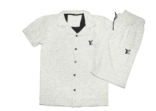 LV Coat Collar Coord Set