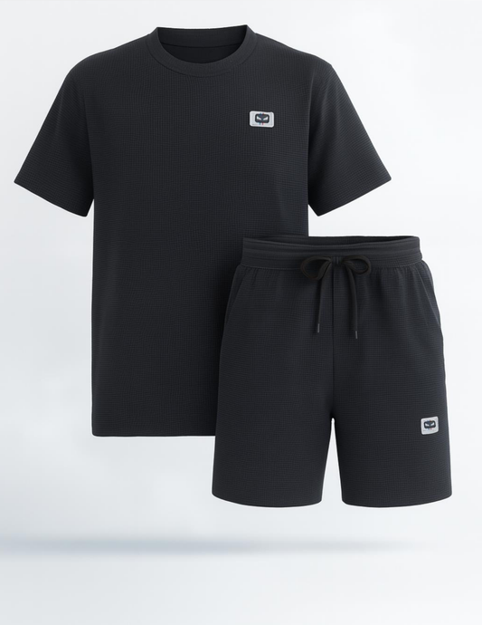 Charcoal Grey  Co-ord Set, Twissted COTTON