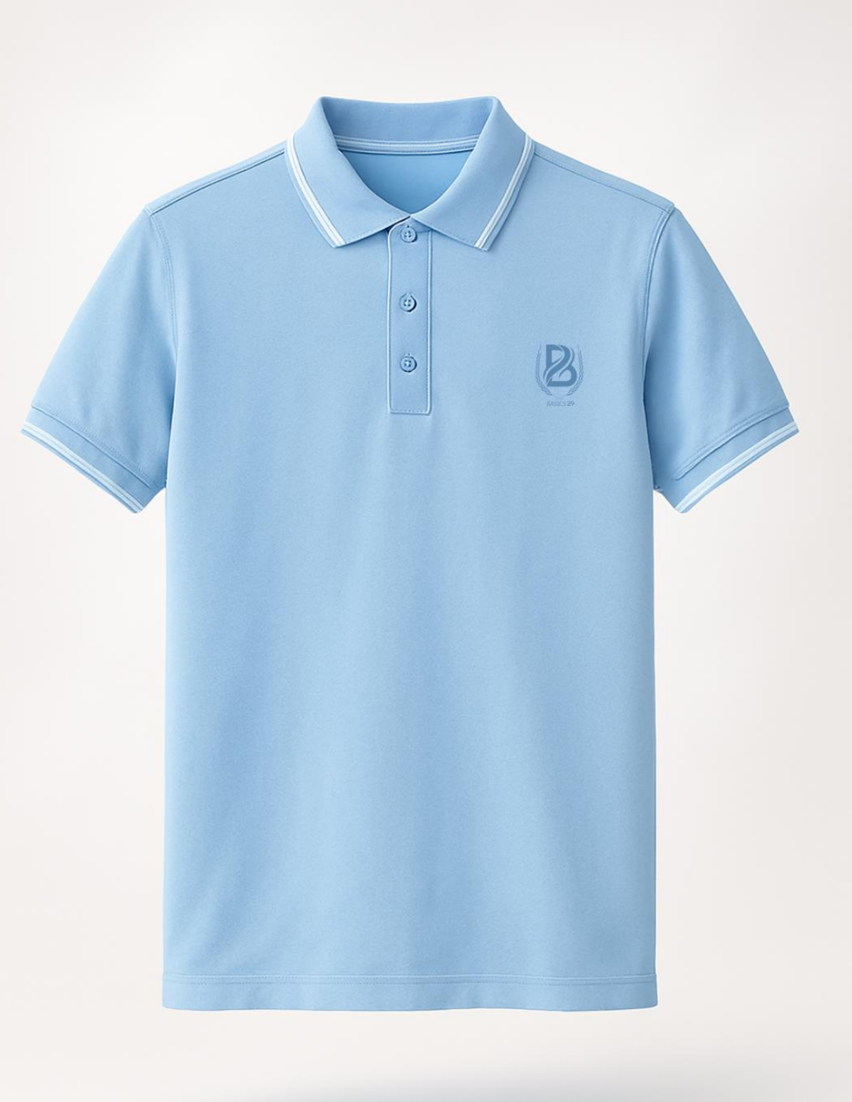 Basics 29 Classic Sky Blue Polo Shirt