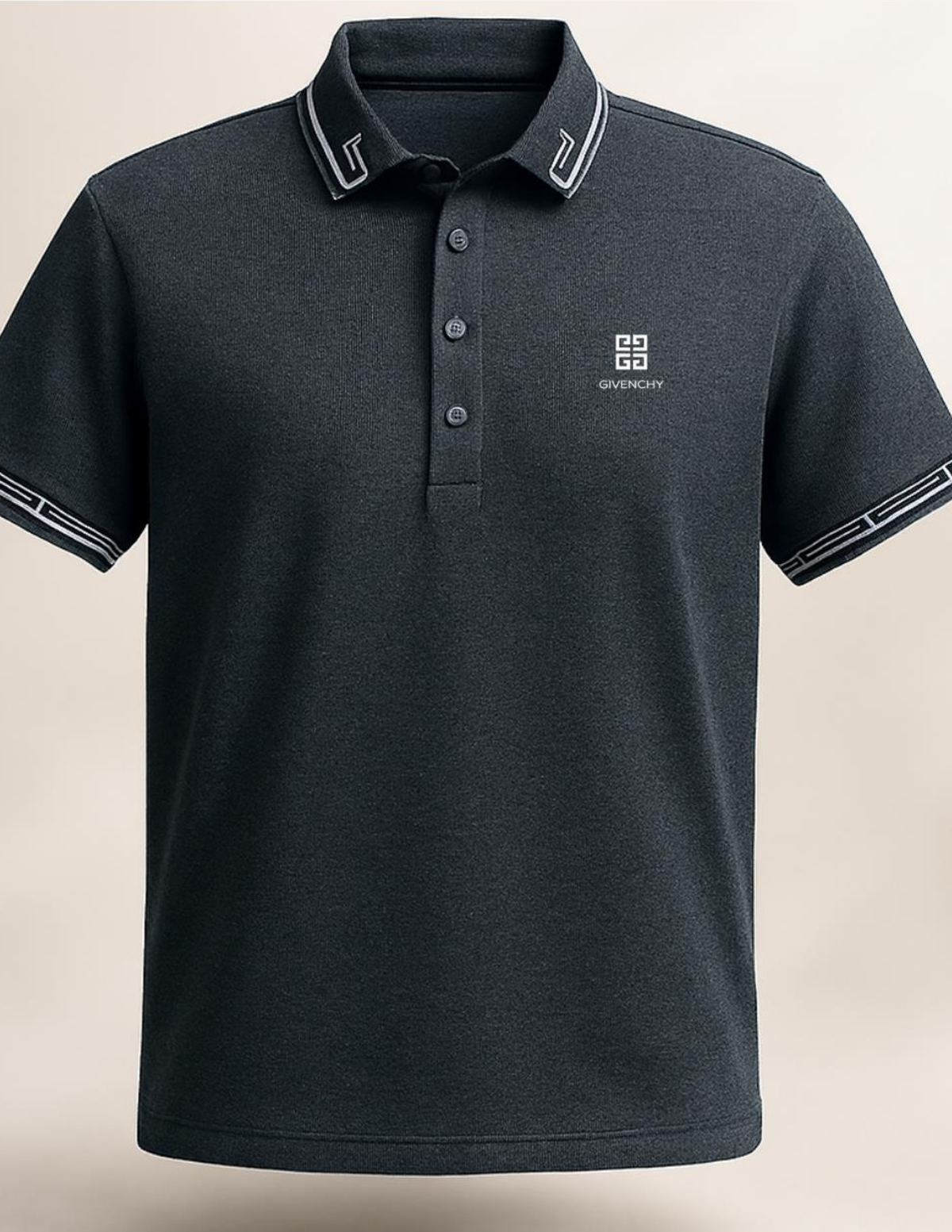 Givenchy Cahrcoal Grey Polo-Shirt