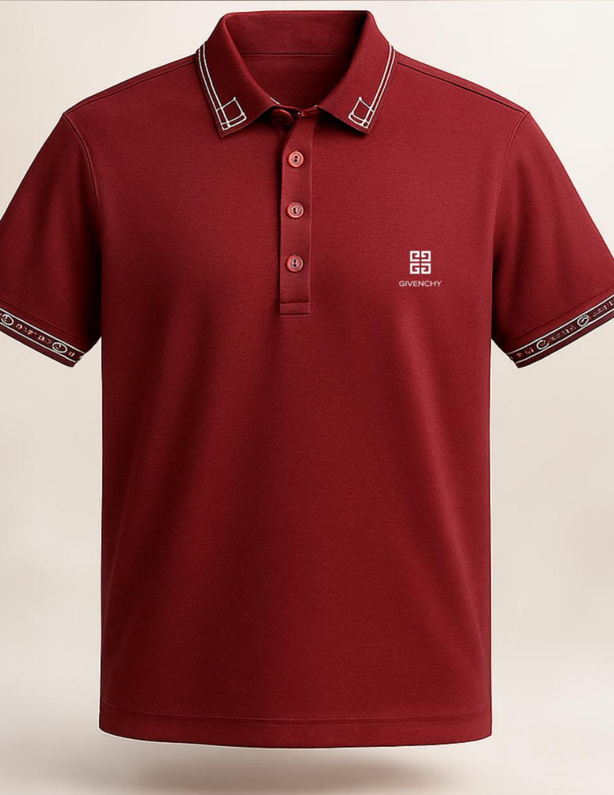 Givenchy  Rust Maroon  Polo-Shirt