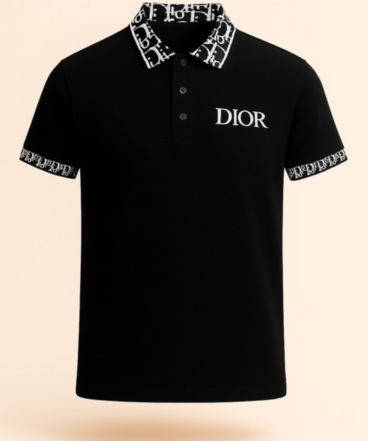 DIOR Printed Collar T-Shirt