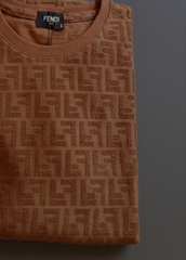 Towel Textured Crew Neck Sweater