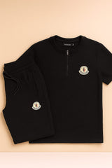 Monceler Co-ord Set With Zip Black