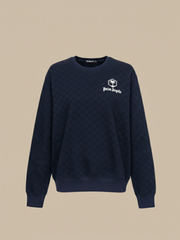 Palm Angels Dark Blue Towel Streetwear Knit