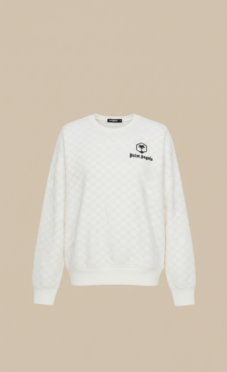 Palm Angels Tow Streetwear Knit White