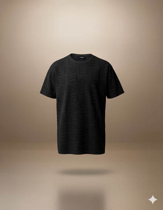 TUM BEND Classic Crew Neck Pullover Black