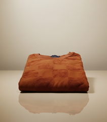 TUM BEND Towel Textured Classic Crew Neck Pullover