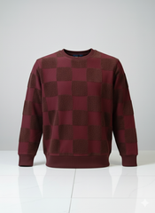 TUM BEND Towel Textured Classic Crew Neck Pullover